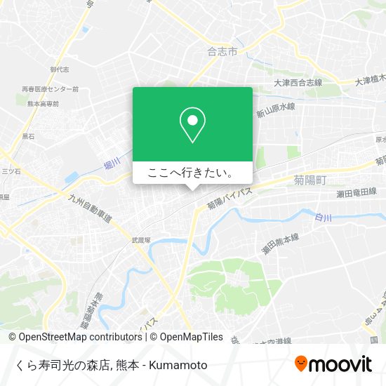 くら寿司光の森店地図