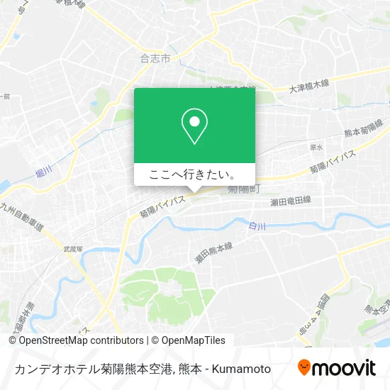 カンデオホテル菊陽熊本空港地図