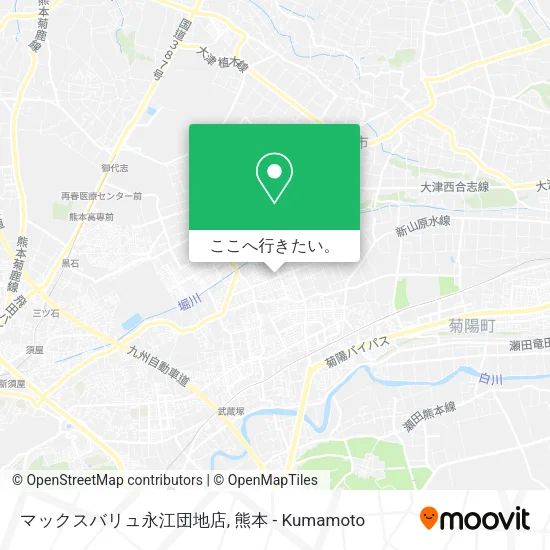 マックスバリュ永江団地店地図