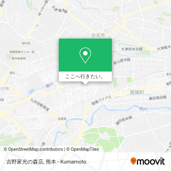 吉野家光の森店地図