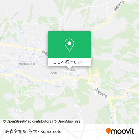 高森変電所地図