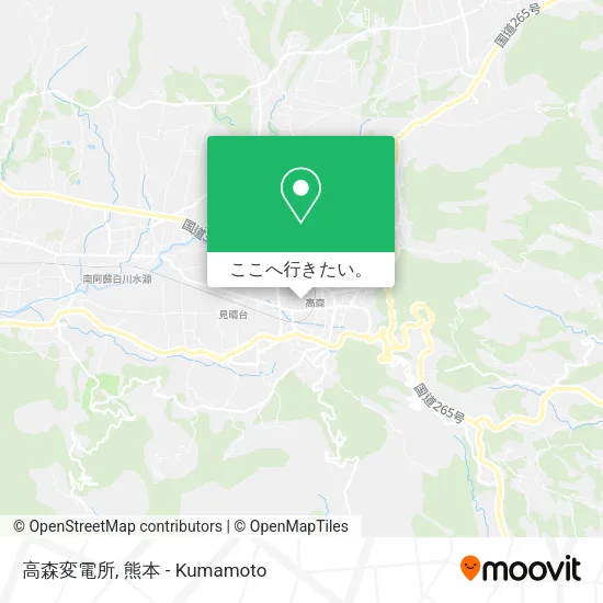 高森変電所地図