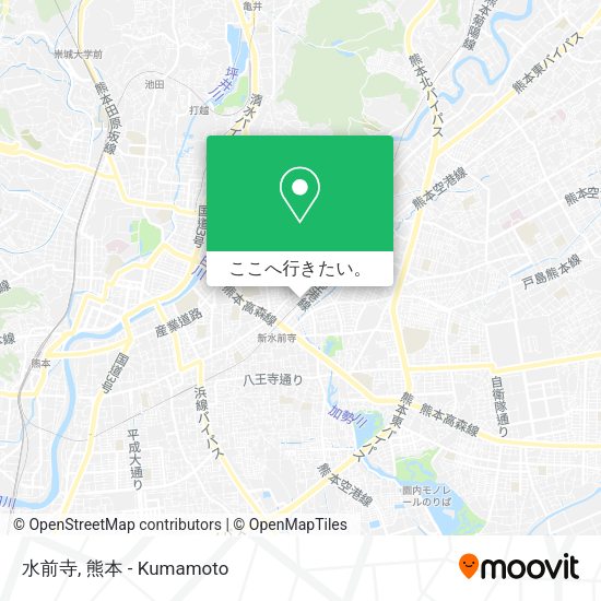 水前寺地図