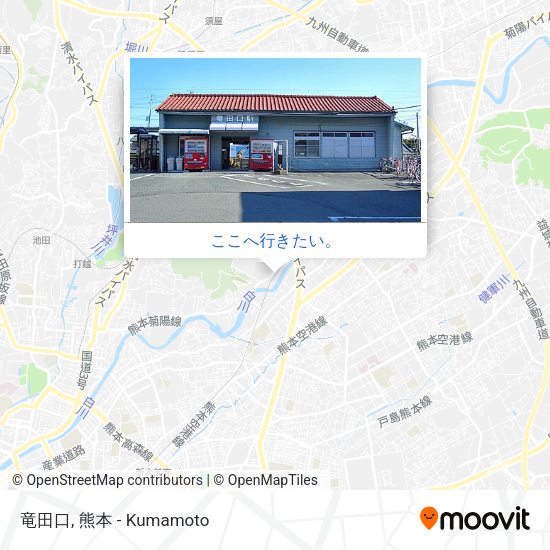 竜田口地図