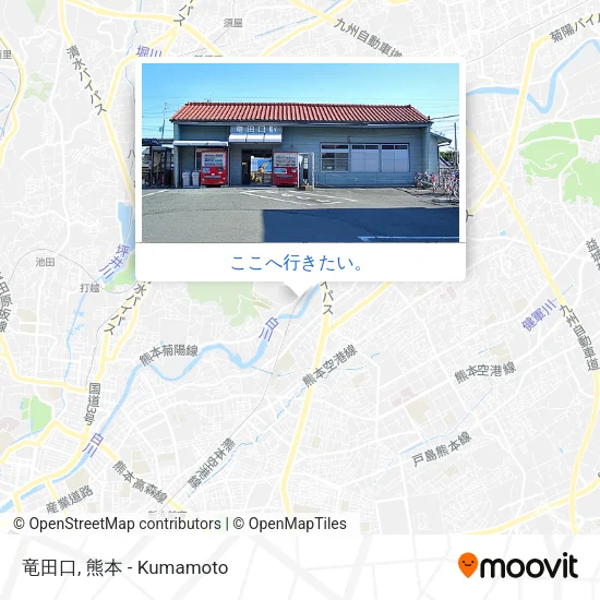 竜田口地図