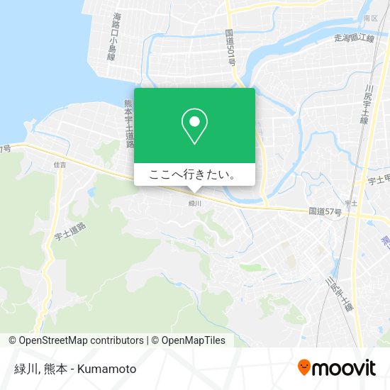 緑川地図