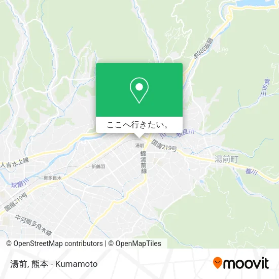 湯前地図