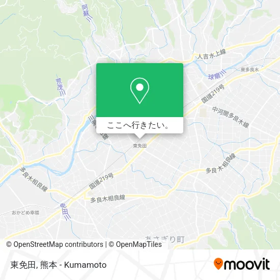 東免田地図