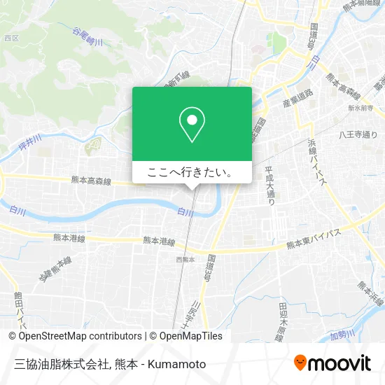 三協油脂株式会社地図