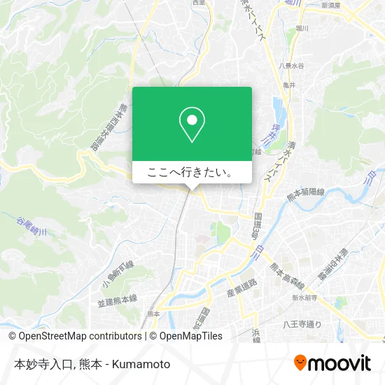 本妙寺入口地図