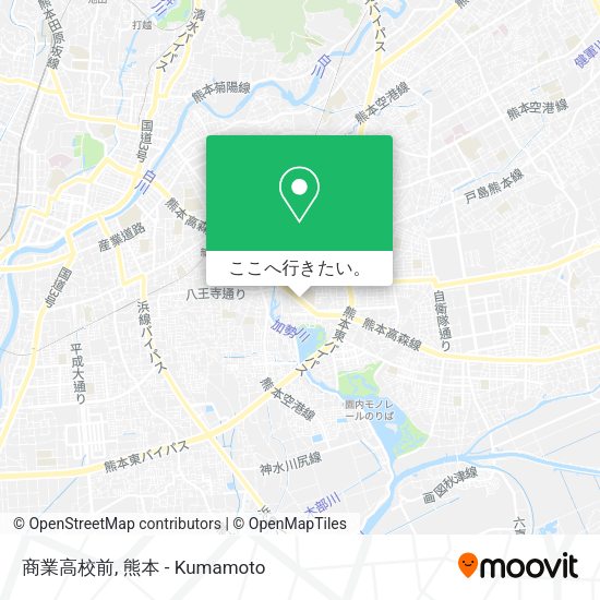 商業高校前地図