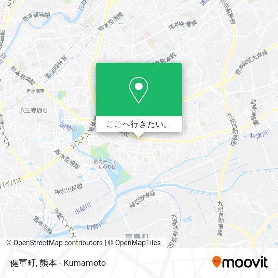 健軍町地図