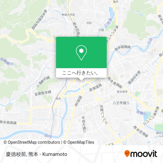 慶徳校前地図