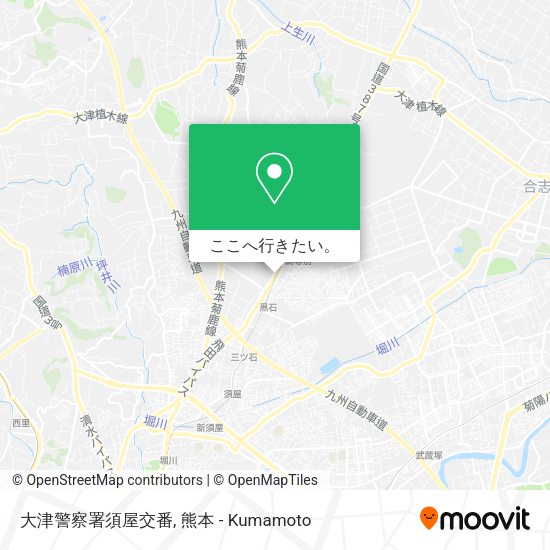 大津警察署須屋交番地図