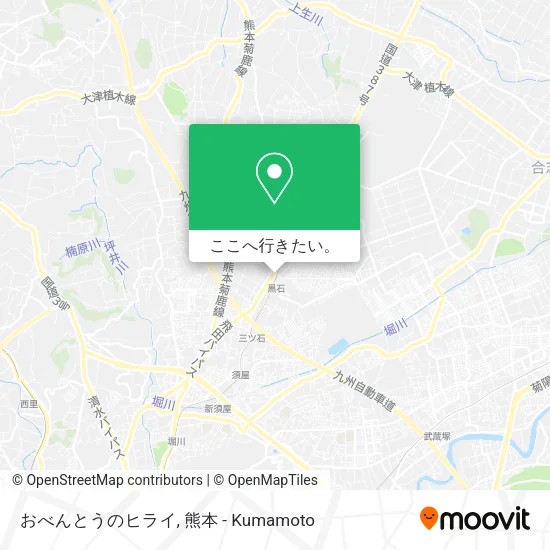 おべんとうのヒライ地図