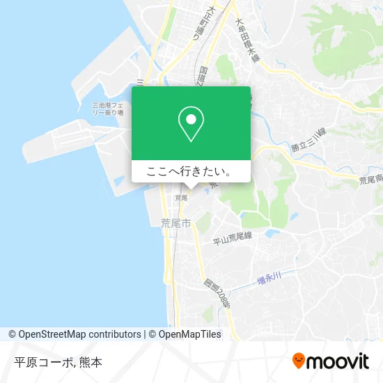 平原コーポ地図