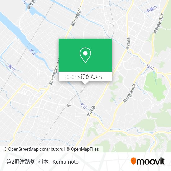 第2野津踏切地図