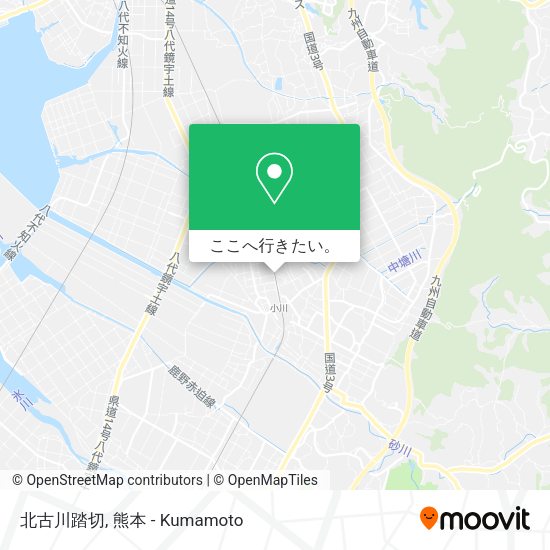 北古川踏切地図