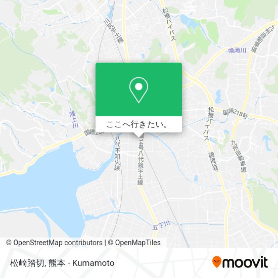 松崎踏切地図