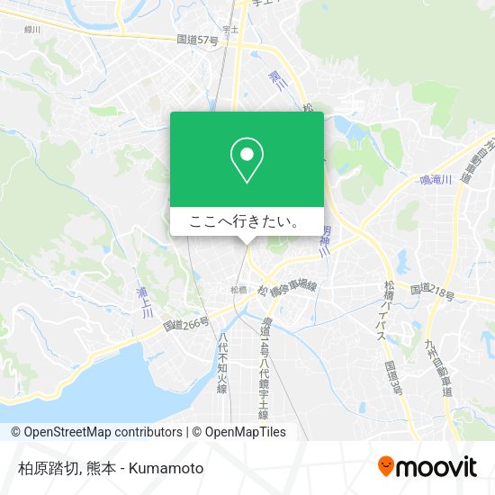 柏原踏切地図
