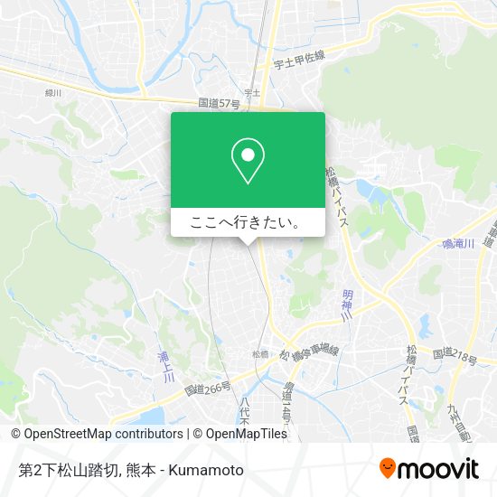第2下松山踏切地図