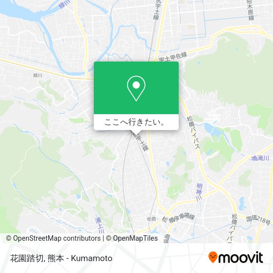 花園踏切地図