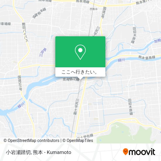 小岩瀬踏切地図
