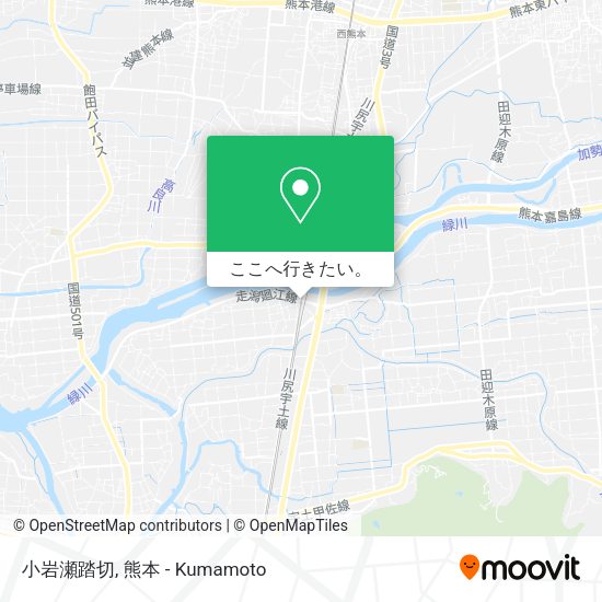 小岩瀬踏切地図