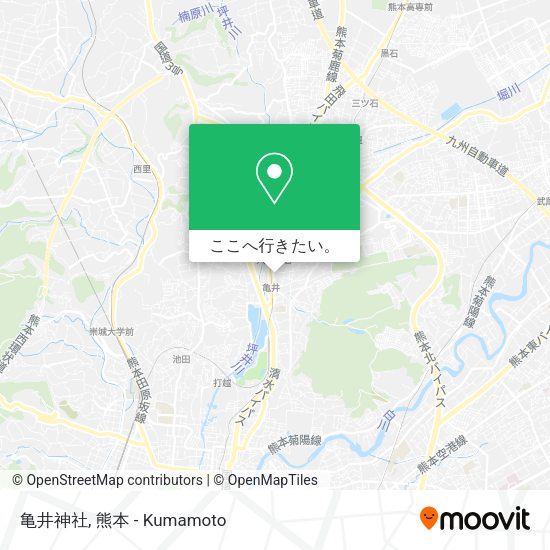 亀井神社地図