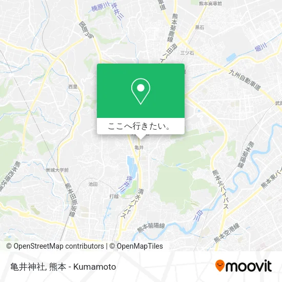 亀井神社地図