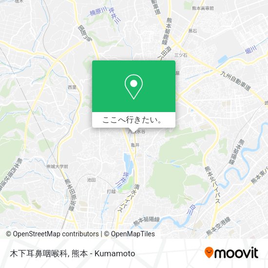 木下耳鼻咽喉科地図