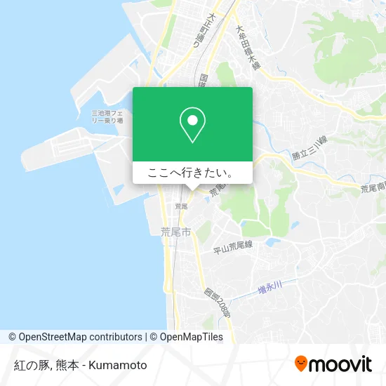 紅の豚地図