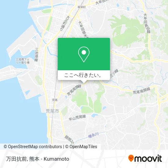 万田抗前地図
