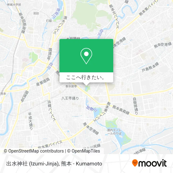 出水神社 (Izumi-Jinja)地図