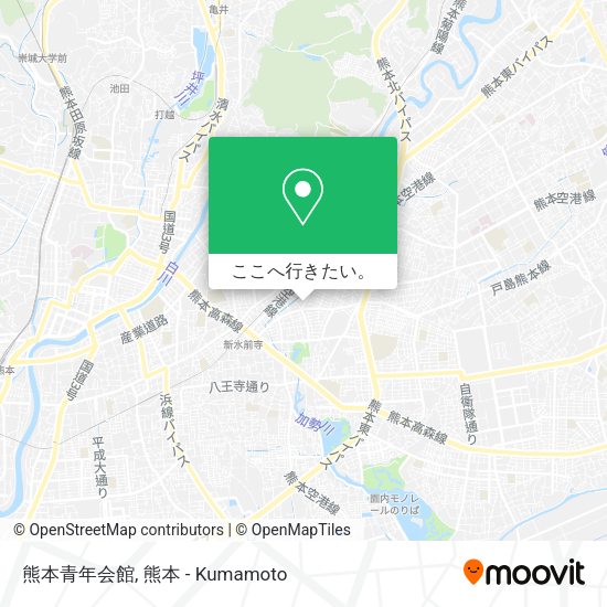 熊本青年会館地図