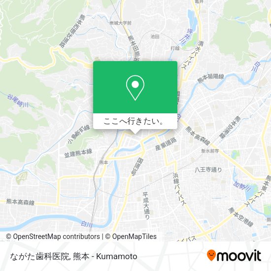 ながた歯科医院地図