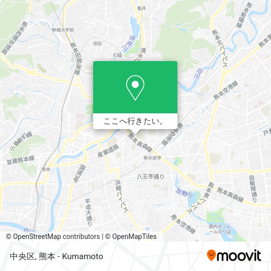 中央区地図