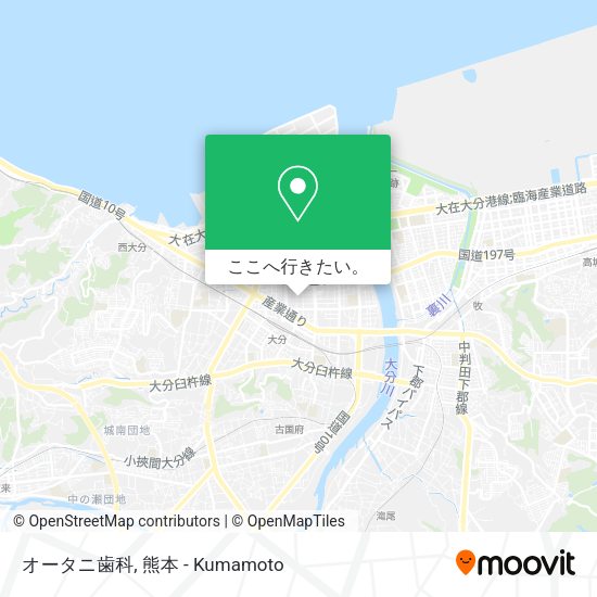 オータニ歯科地図