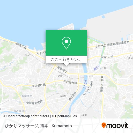 ひかりマッサージ地図