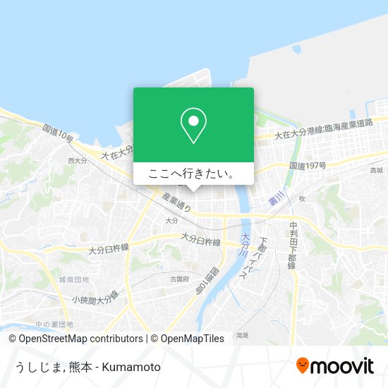 うしじま地図