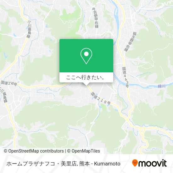 ホームプラザナフコ・美里店地図