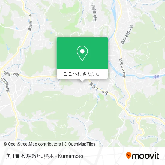 美里町役場敷地地図