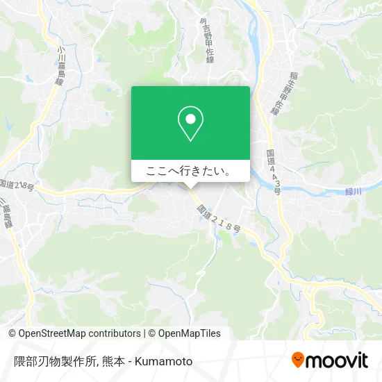 隈部刃物製作所地図
