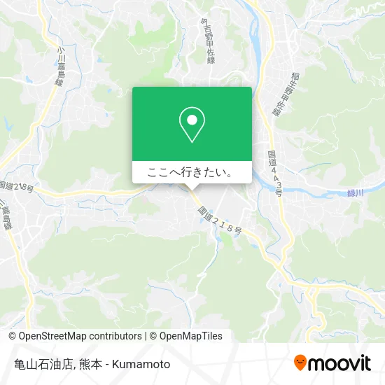 亀山石油店地図