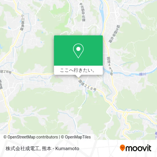 株式会社成電工地図