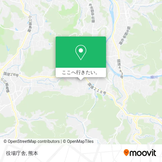 役場庁舎地図