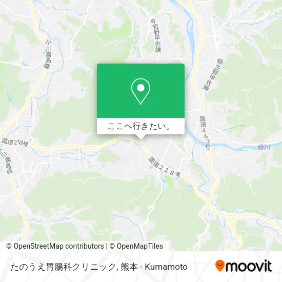 たのうえ胃腸科クリニック地図