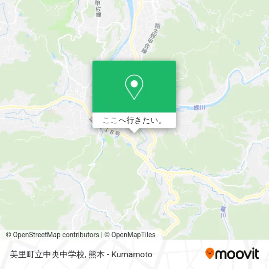 美里町立中央中学校地図