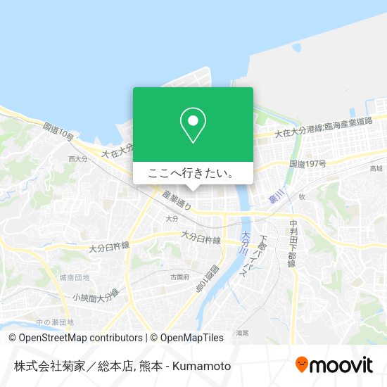 株式会社菊家／総本店地図