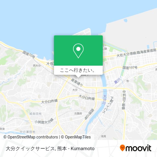 大分クイックサービス地図